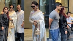 Loveyapa Screening: बेटी और दामाद संग पहुंचे आमिर खान, व्हाइट साड़ी में रेखा का दिखा एलीगेंट लुक, देखें तस्वीरें