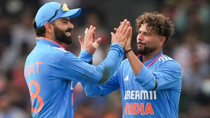 9. Kuldeep Yadav: Kuldeep Yadav, India’s lead spinner, has taken 176 wickets in 106 ODIs at an economy of 4.99. His wicket-taking ability in the middle overs makes him a crucial asset, especially with the Champions Trophy ahead. (Image Credits: PTI)