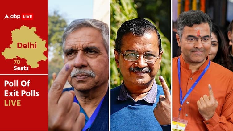 Highlights: Pollsters Predict BJP Edge Over Ruling AAP In Neck-And-Neck Contest