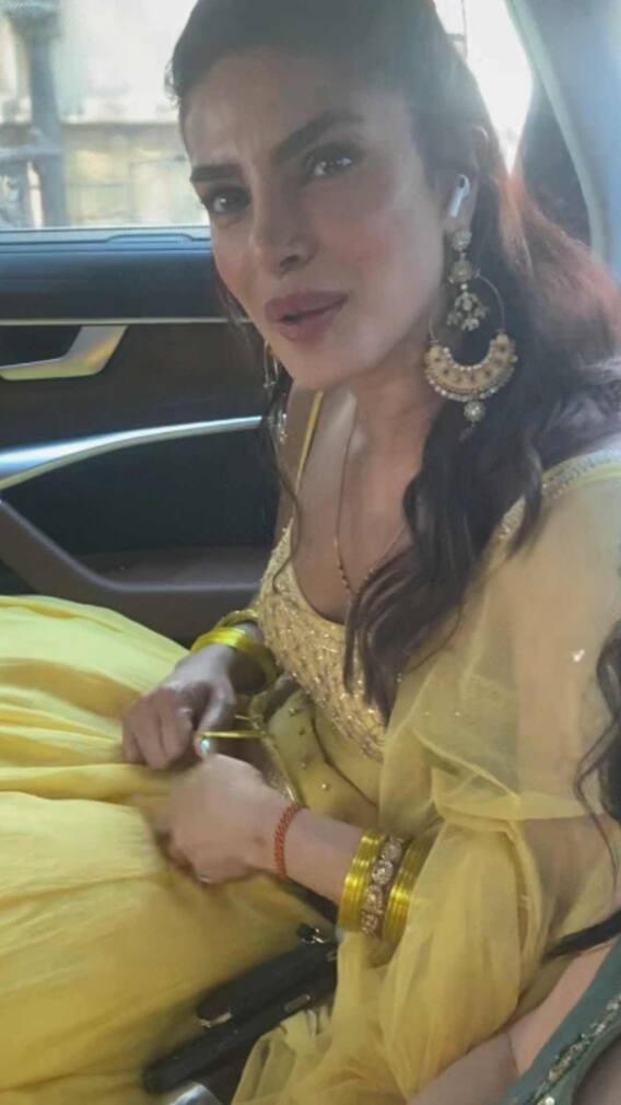 प्रियंका के भाई की हल्दी, सासू मां की गोद में बैठी होने वाली बहू