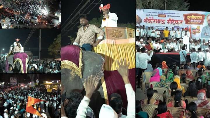 शंकर मांडेकरांच्या कार्यकर्त्यांनी रविवारी रात्री पिरंगुट येथे मांडेकर (shankar mandekar)  यांची हत्तीवर मिरवणूक काढली होती. त्याचे फोटो आणि व्हिडिओ सोशल मिडियावर प्रसिद्ध झाल्यानंतर पुणे जिल्ह्याचे मानद वन्यजीवरक्षक आदित्य परांजपे यांनी अधिक माहिती घेतली. त्यानंतर हा गुन्हा दाखल झाला आहे.