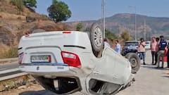 Mumbai Goa Highway Accident : मुंबई-गोवा महामार्गावर भीषण अपघात, वेगवान कारचं एक्सेल तुटलं अन्...