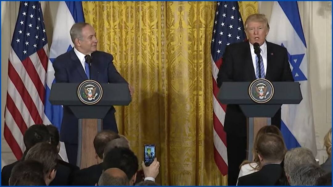 Trump and Netanyahu Held Joint Press Conference at Washington After They Had a Discussion at White House Trump Vs Netanyahu: கெத்து காட்டிய ட்ரம்ப்... புகழ்ந்து தள்ளிய நெதன்யாகு... நடந்தது என்ன.?