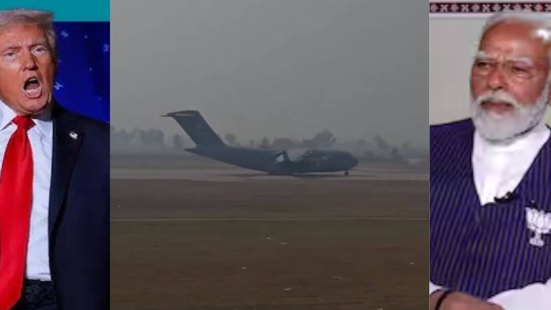 Illegal Indian Immigrants US Sends Back Migrants In Plane After Trump Action More Details In Tamil அமெரிக்கா: இந்தியா வந்தடைந்த 104 சட்டவிரோத குடியேறிகள்! டிரம்ப்பிடம் இந்தியா சொன்னது என்ன?