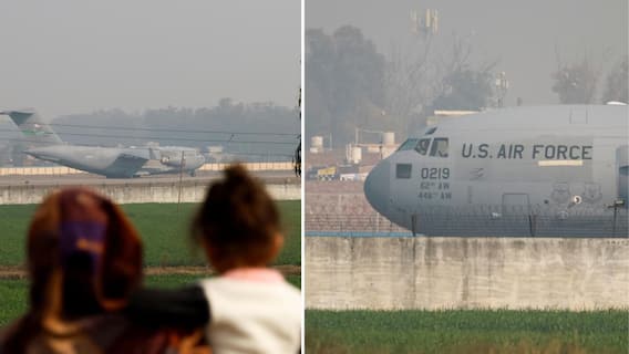 Illegal Indian migrants in US : अमेरिकेतून बेड्या घालून हद्दपार करण्यात आलेल्या भारतीयांची पहिली तुकडी मायदेशात परतली; महाराष्ट्रातील तिघेजण, आता इथंही चौकशी अन् पोलिसांच्या स्वाधीन केलं जाणार!