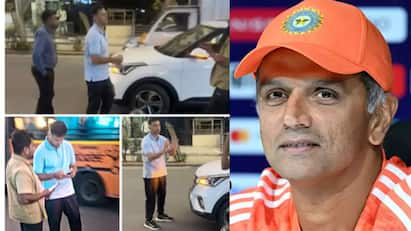 Former Team India Coach and legendary test player Rahul Dravid get angry loses cool after auto driver hits car in Bengaluru