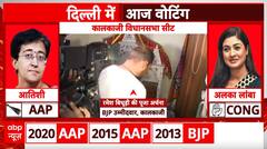 Delhi Election 2025: BJP's Ramesh Bidhuri Prays Ahead of Kalkaji Election Showdown | ABP NEWS