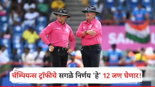 icc announces 12 umpires team for champions trophy 2025 indias nitin menon denied to travel in pakistan