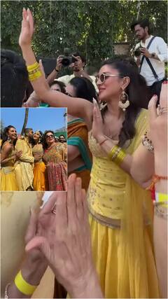 ప్రియాంక దేశీ గర్ల్ అవతార్... తమ్ముడి పెళ్లి సందడిలో డ్యాన్స్ అదుర్స్