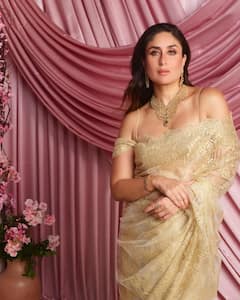 कभी लंबा हार...तो कभी चोकर नेकपीस, गहनों से लदकर करीना कपूर ने करवाया रॉयल फोटोशूट, देखें तस्वीरें