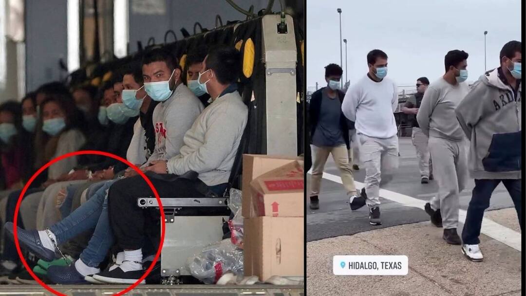 USA Indian Deported: வெடித்தது சர்ச்சை..! இந்தியர்களின் கை, கால்களில் விலங்கிட்டு நாடு கடத்தல் - ட்ரம்பால் மோடி ஷாக்