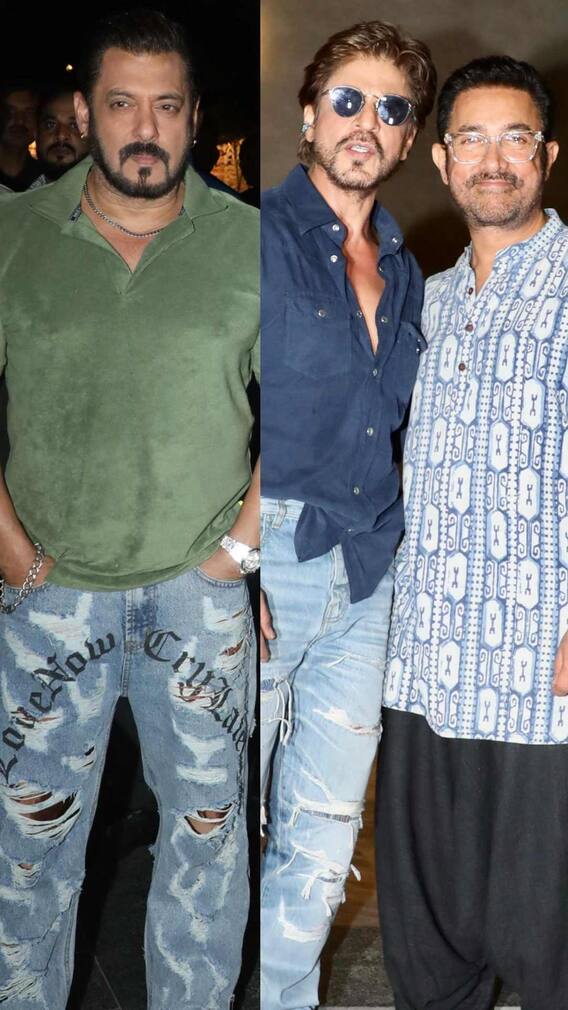 लवयापा की स्क्रीनिंग में साथ दिखे शाहरुख, आमिर और सलमान
