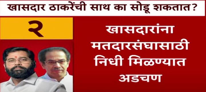 खासदारांना प्रामुख्याने निधी मिळवण्यासाठी अडचण…