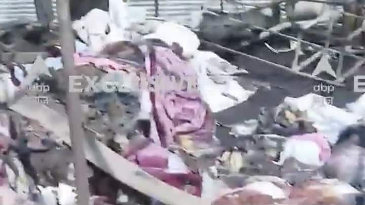 इस भीषण आग में कैंप में रखा लाखों रुपयों का सामान जलकर ख़ाक हो गया.