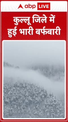 Heavy Snowfall Blankets Kullu, Disrupting Normal Life | ABP News