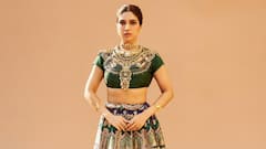 Bhumi Pednekar : बॉलिवूड अभिनेत्री भूमी पेडणेकरचा रॉयल अंदाज; हिरव्या लेहेंग्यात दिसतेय खास!