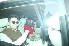 पति राघव संग भाई सिद्धार्थ की शादी के लिए रवाना हुईं परिणीति चोपड़ा, रेड-ऑफ व्हाइट लहंगे में दिखा स्टनिंग अवतार