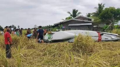4 Killed As US Military-Contracted Plane Crashes In Southern Philippines அமெரிக்க ராணுவ விமானம் வயலில் விழுந்து நொறுங்கி விபத்து – 4 பேர் பலி!