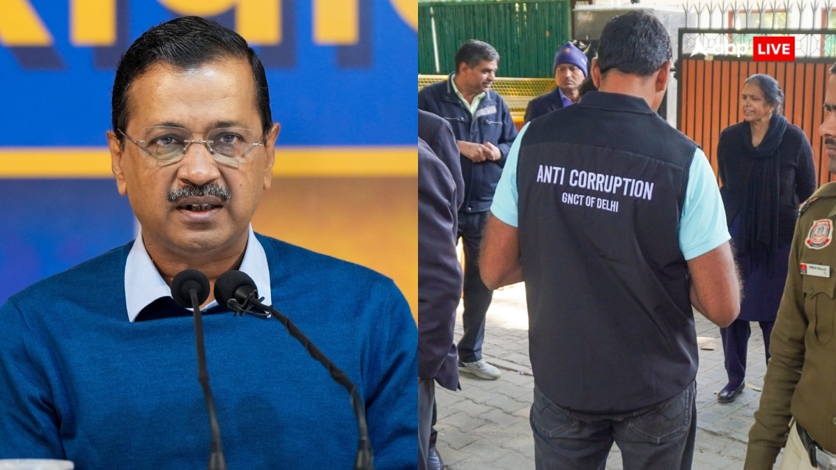 अरविंद केजरीवाल के घर के बाहर डेढ़ घंटे रही ACB, वापस लौटने से पहले दिया नोटिस