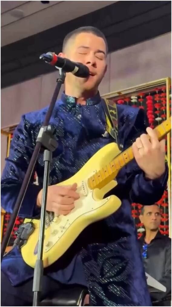 साले की शादी में गाना गाते दिखे निक जोनस