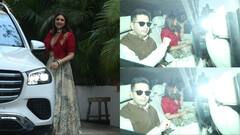 पति राघव संग भाई सिद्धार्थ की शादी के लिए रवाना हुईं परिणीति चोपड़ा, रेड-ऑफ व्हाइट लहंगे में दिखा स्टनिंग अवतार