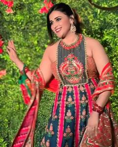 कभी शरारा सूट...तो कभी ब्लू लहंगे में ढाया कहर, भाई की शादी में मन्नारा चोपड़ा ने अपने लुक्स से लूटी महफिल