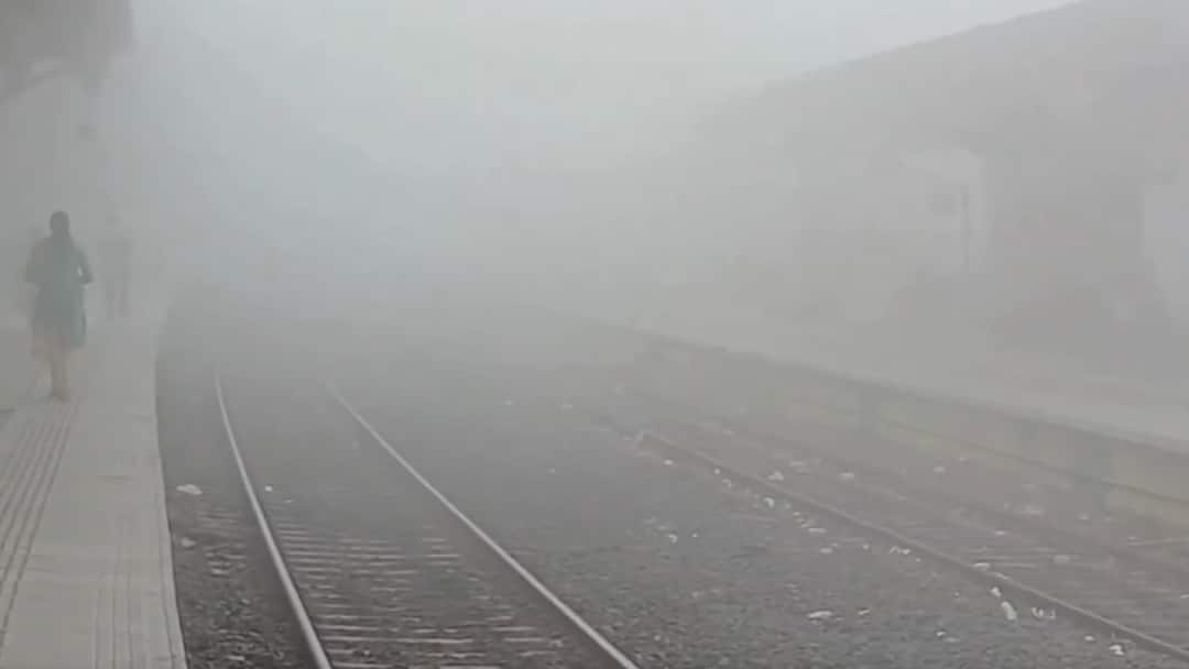 Dense Fog Blankets Tamil Nadu Several Trains Flights Delayed In Chennai As Visibility Reduces To Zero Dense Fog Blankets Tamil Nadu, Several Trains Delayed In Chennai As Visibility Reduces To Zero