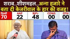 Delhi Election Results: अन्ना हजारे ने बता दी केजरीवाल के हार की वजह ! Anna Hazare | Arvind Kejriwal | ABP NEWS