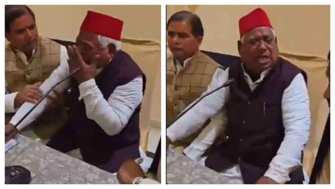 Ayodhya MP Awadhesh Prasad Crying Video Goes Viral As Son Trails In Milkipur Bypolls Ayodhya MP's Crying Video Goes Viral As Son Trails In Milkipur Bypolls — Watch