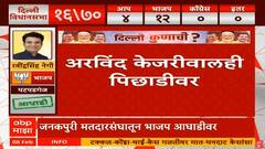 Delhi Election Result 2025 Update : Arvind Kejriwal, Atishi, Manish Sisodia पिघाडीवर