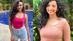 Saanve Megghana : குடும்பஸ்த்தன் பட நடிகை சான்வே மேகனாவின் லேட்டஸ்ட் க்ளிக்ஸ்