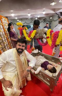 Intinti Ramayanam Serial Chakravarthy: 'ఇంటింటి రామాయణం' చక్రవర్తి, ప్రణీత కృష్ణ దంపతులకు అమ్మాయి... పేరేంటో తెలుసా?