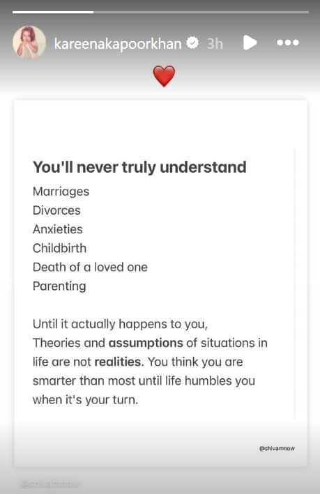 Kareena Kapoor Posts Cryptic Note After Saif Ali Khan Stabbing Incident: ‘Theories And Assumptions Of…’