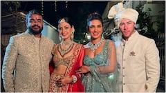 Priyanka Chopra Brother Wedding: తమ్ముడు సిద్ధార్థ్ పెళ్లిలో ప్రియాంక చోప్రా సందడి... అమెరికా నుంచి వచ్చిన అల్లుడు నిక్ జోనాస్