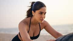 Sharvari Levels Up Her Fitness Game With Beach Workout, Check Out The Pics