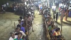 1,600 கிலோ ஆடு,பன்றி கறி விருந்தில் 7,000 பேர்: நாமக்கல் போதமலை கருப்பனார் கோயில் விழா படங்கள்