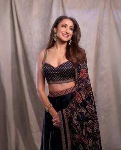 Pragya Jaiswal Gives Glam-On-Point Vibes In Blue Lehenga, Check Out Pics
