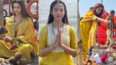 Maha Kumbh 2025: इमरान हाशमी की हीरोइन सोनल चौहान पहुंचीं कुंभ, गले में रुद्राक्ष माला पहन लगाई संगम में डुबकी