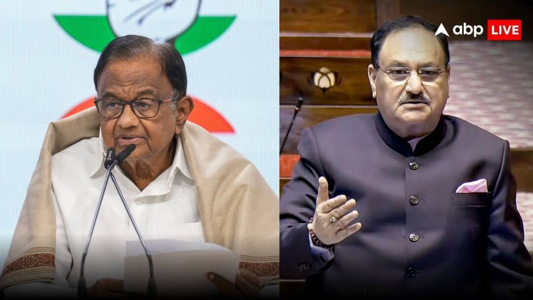 भारतीय प्रवासियों संग बुरे बर्ताव को लेकर संसद में एस जयशंकर पर भड़के चिदंबरम, जेपी नड्डा ने दिया तगड़ा जवाब P Chidambaram targets modi govt on deportation of 104 Indians from America Nadda reply भारतीय प्रवासियों संग बुरे बर्ताव को लेकर संसद में एस जयशंकर पर भड़के चिदंबरम, जेपी नड्डा ने दिया तगड़ा जवाब