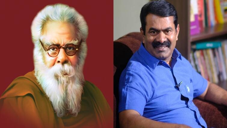 NTK leader seeman says cannot accept periyar know details here Seeman: 