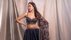 Pragya Jaiswal Gives Glam-On-Point Vibes In Blue Lehenga, Check Out Pics