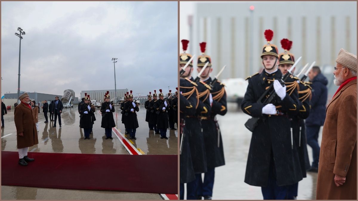 Modi in France: பிரான்ஸில் கடும் குளிரில் வரவேற்ற இந்தியர்கள்.. மேக்ரானுடன் விருந்து... அசத்தும் மோடி...