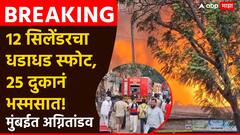 Mumbai Fire: 12 सिलेंडरचा धडाधड स्फोट, 25 दुकानं जळाली; मुंबईतील ओशिवरामध्ये भीषण आग, अग्निशमन दलाच्या गाड्या रवाना, PHOTO