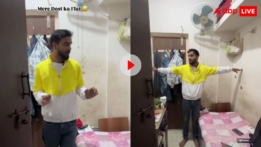 Rent for a room smaller than a bathroom is Rs 25 thousand In Bengaluru video goes viral बाथरूम से भी छोटे फ्लैट का टू BHK जितना किराया, बेंगलुरु का एक और वीडियो हो रहा वायरल