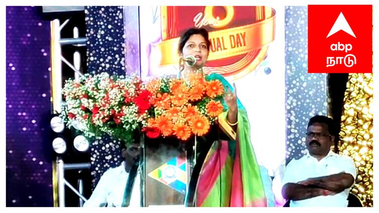 Mayiladuthurai district sirkali school annual day Sowmiya anbumani speech சினிமா நல்ல செய்திகளை சொல்வதில்லை - ஆதங்கப்பட்ட செளமியா அன்புமணி...!