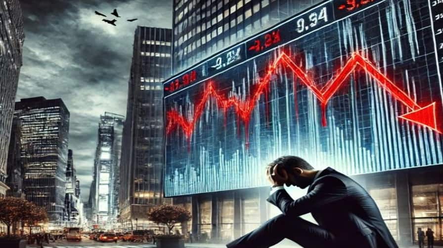 Sensex crashes over 800 points extends losses for 6th day Stock Market: શેરબજારમાં સતત છઠ્ઠા દિવસે હાહાકાર, રોકાણકારોએ 6.5 લાખ કરોડ રૂપિયા ગુમાવ્યા