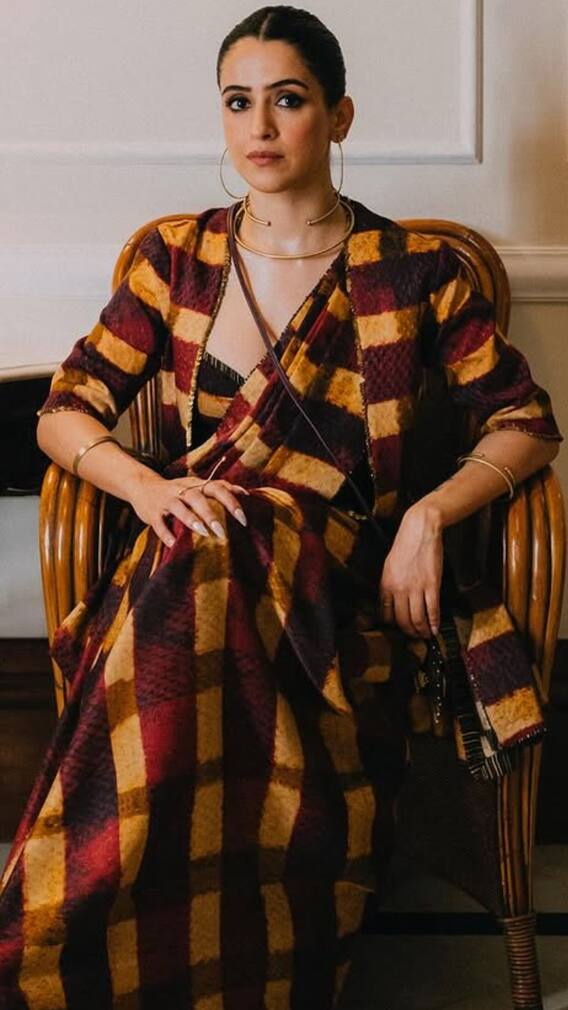 Sanya Malhotra Nails The Perfect Saree Look With A Modern Twist