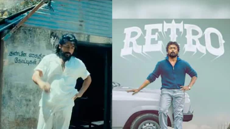 Suriya retro movie first single music by Santhosh Narayanan releasing tomorrow Retro First Single : தேவர் மகன் லுக்கில் திரும்பிய சூர்யா..வெளியாகிறது ரெட்ரோ படத்தின் முதல் பாடல்