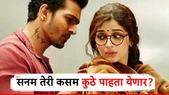 सनम तेरी कसमचा बॉक्स ऑफिसवर बोलबाला, री-रिलीजमध्ये भरघोस कमाई; 'या' OTT माध्यमांवरही पाहता येणार!