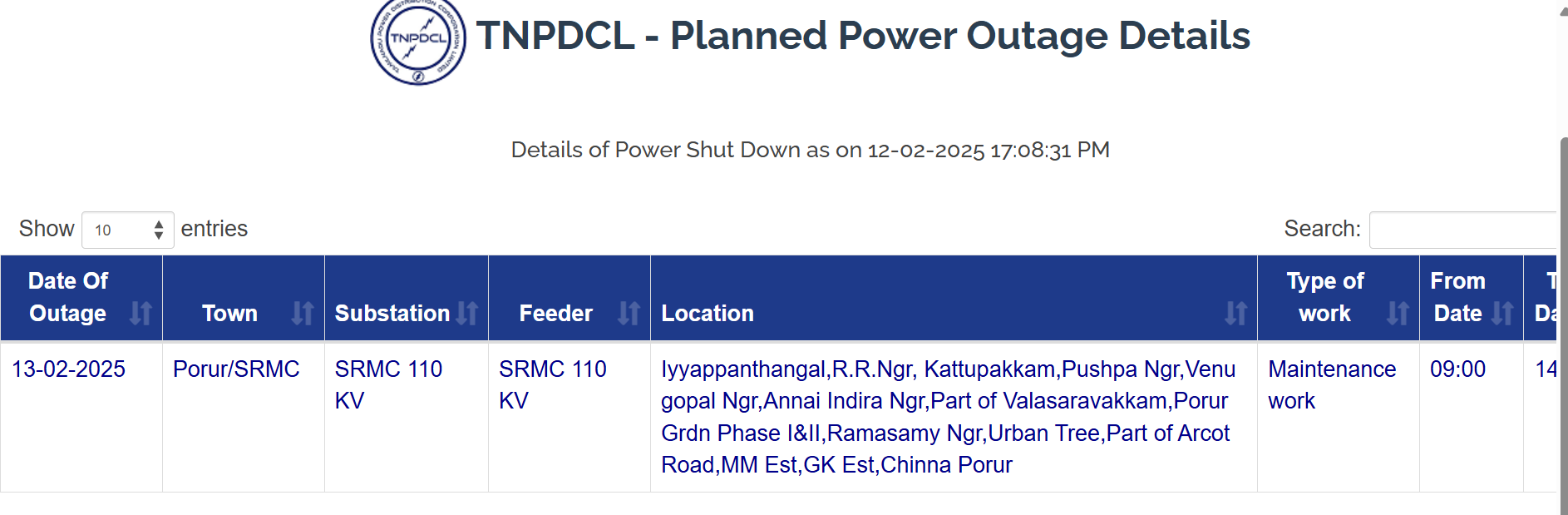 Chennai Power Shutdown: சென்னை நாளை ( 13.02.2025 ) மின்தடை: போரூர் முதல் முகப்பேர் வரை.!